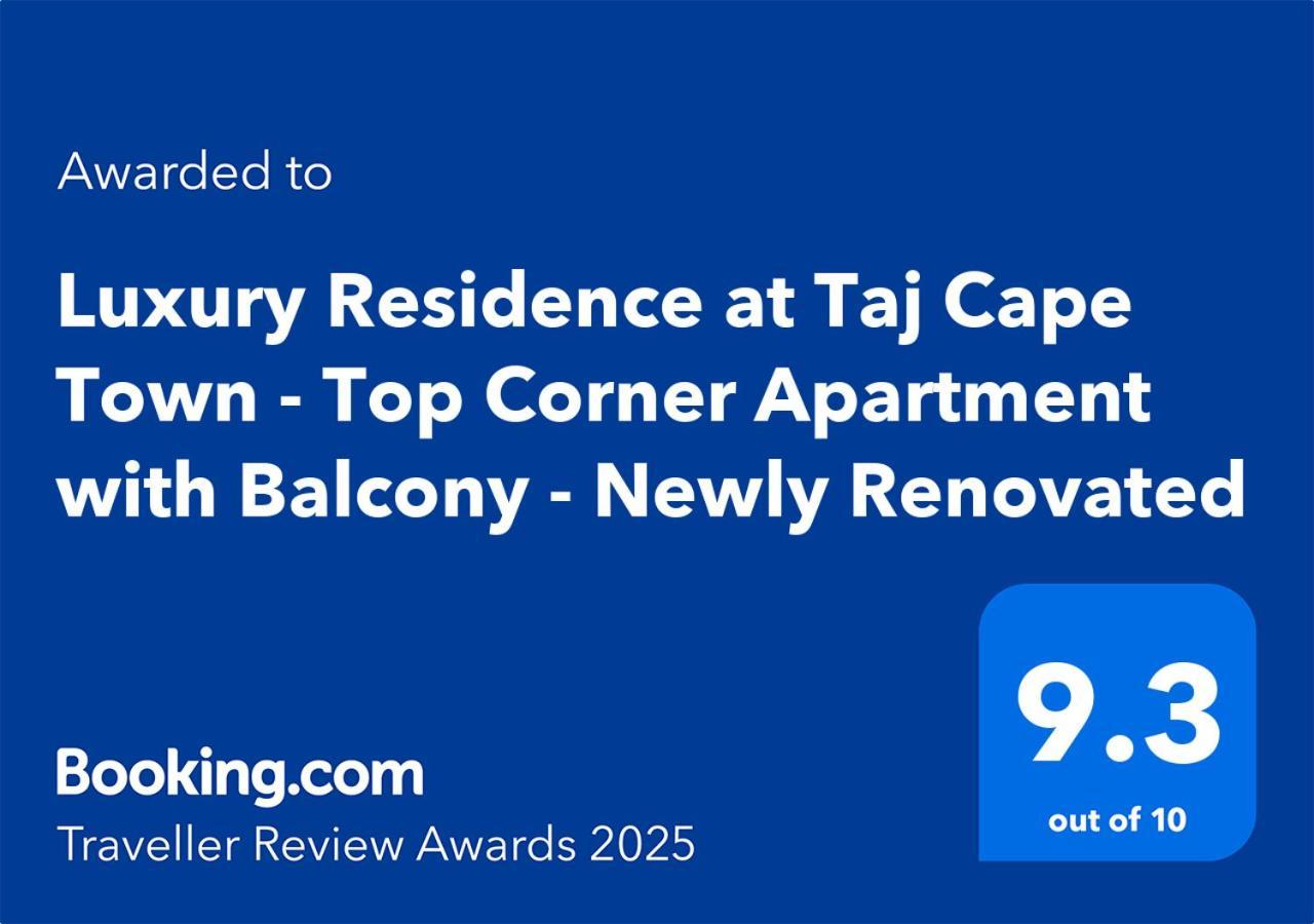 Luxury Residence At Taj Cape Town - Top Corner Apartment With Balcony - Newly Renovated Exteriér fotografie